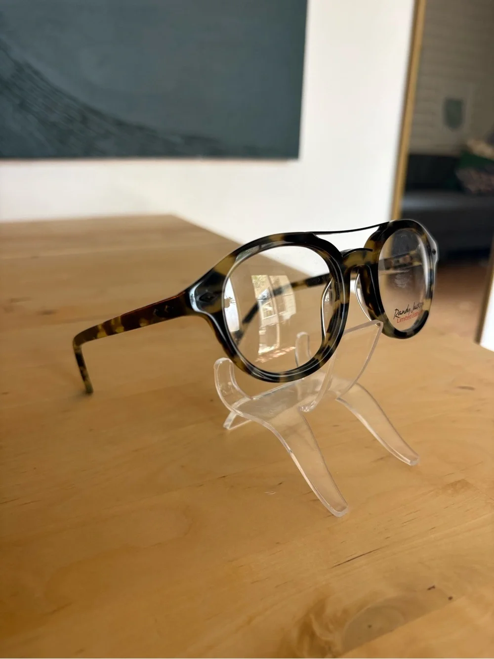 Randy Jackson Limited Edition X131 Tokyo Tortoise Round Double Bridge Eyeglasses